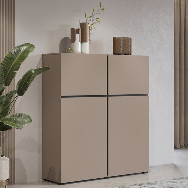 Komoda INCROCIO 119 cm do Salonu Sypialni Odcienie beżu