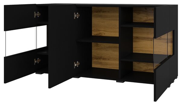 Komoda AURORA 120 cm do Salonu Sypialni Czarny