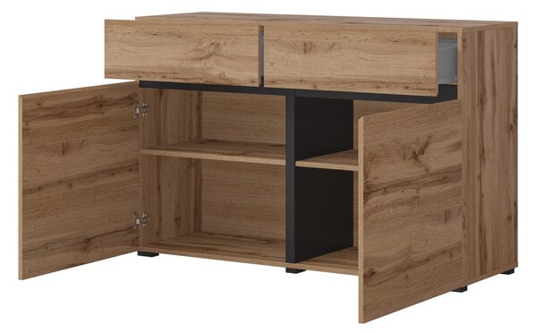 Komoda INCROCIO 119 cm do Salonu Sypialni Dąb wotan
