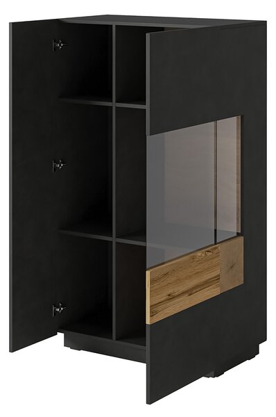 Komoda SILVANA 80 cm do Salonu Sypialni Odcienie szarości