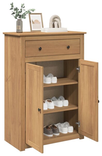 Szafka na buty PANAMA, 80x40x114 cm, lite drewno sosnowe