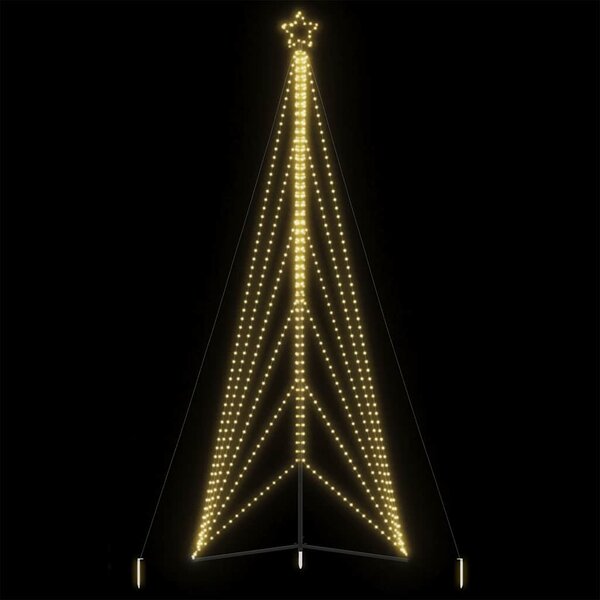 Choinka LED 861 LEDs Ciepła biel 478 cm