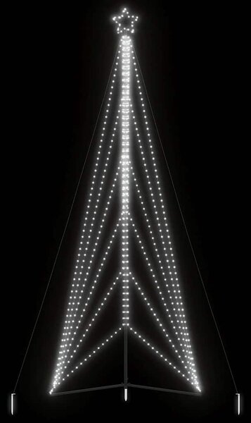 Choinka LED 861 LED Zimna biel 478 cm
