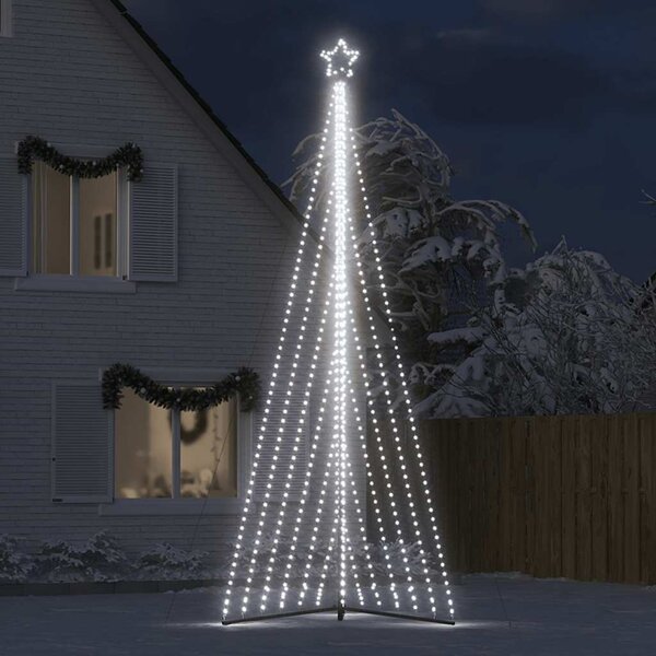 Choinka LED 789 LED Zimna biel 476 cm