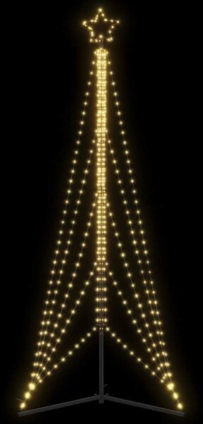 Choinka LED 525 LEDs Ciepła biel 302 cm