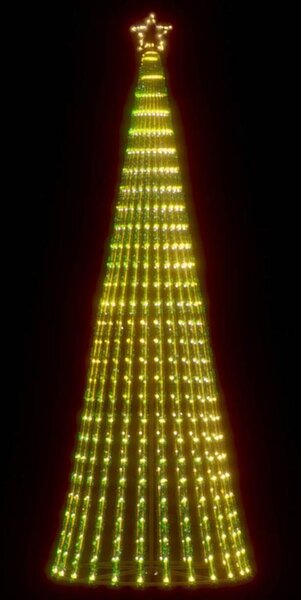 Choinka LED 475 LEDs Ciepła biel 247 cm