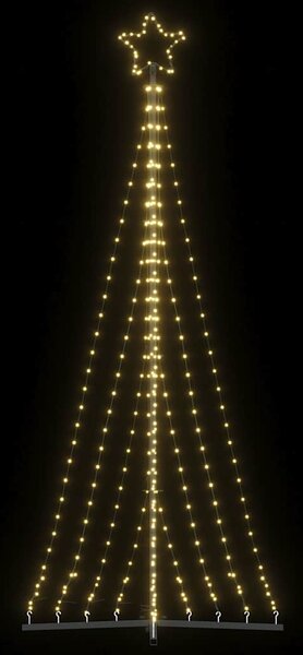 Choinka LED 447 LEDs Ciepła biel 250 cm