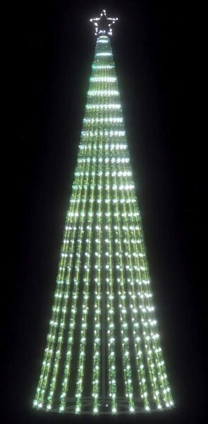 Choinka LED 475 LED Zimna biel 247 cm