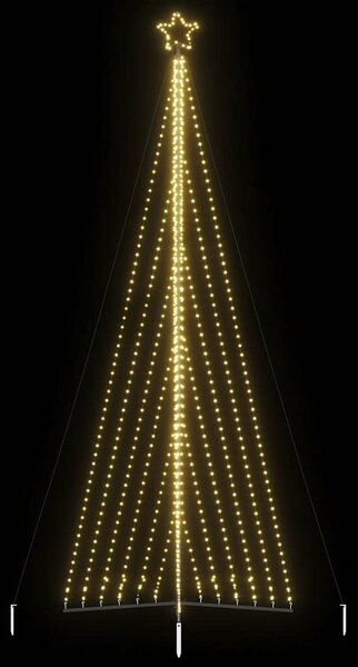 Choinka LED 789 LEDs Ciepła biel 476 cm