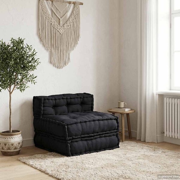 Modułowa sofa, antracytowa, 70x70x54, tkanina
