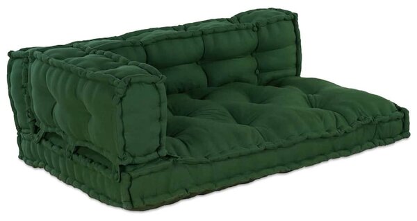 Poduszka do sofy paletowej 3 pcs zielony 120 x 80 x 38 cm