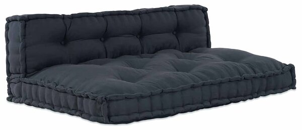 Poduszka do sofy paletowej 2 pcs antracytowy 120 x 80 x 38 cm