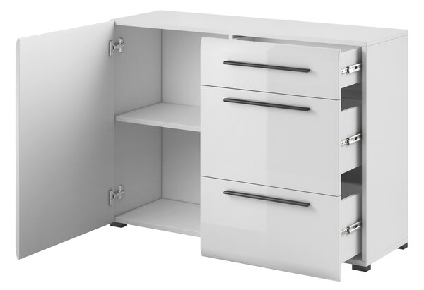 Komoda TULLIA 120 cm do Salonu Sypialni Biały