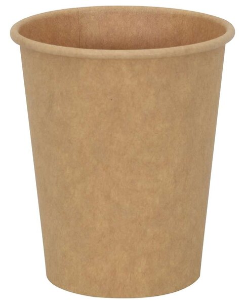Papierowe kubki, 1000 szt., 8oz, 200ml, brązowy