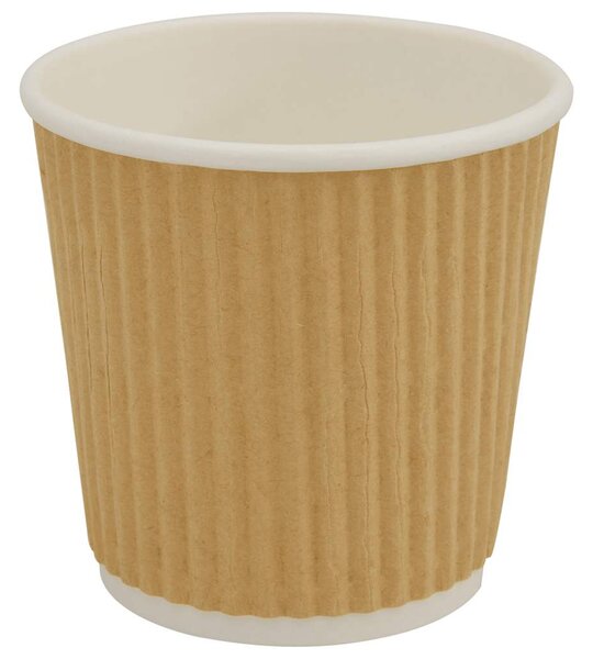 Papierowe kubki, 1000 szt., 4oz, 100ml, brązowy