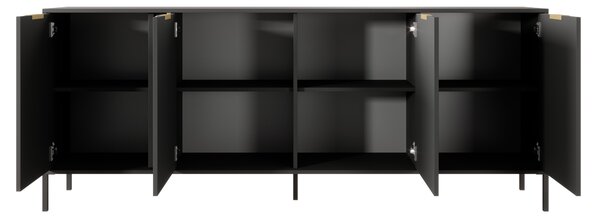 Komoda LORENZO 203 cm do Salonu Sypialni Antracyt
