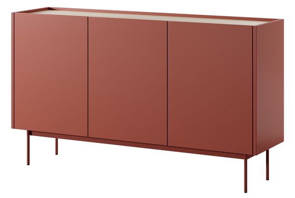 Komoda COLORE 144 cm do Salonu Sypialni Odcienie czerwieni