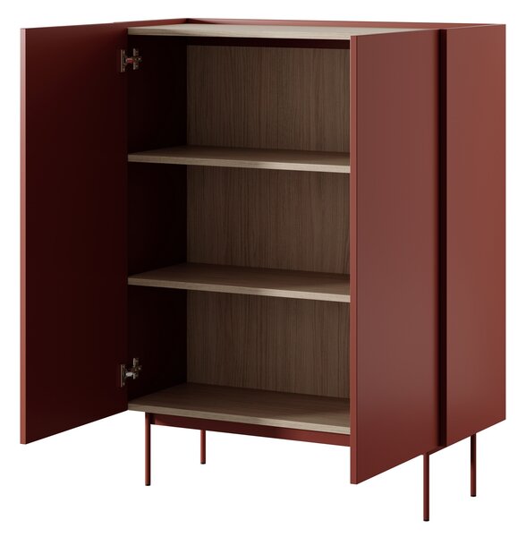 Komoda COLORE 97 cm do Salonu Sypialni Odcienie czerwieni