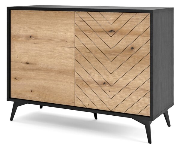 Komoda DIAMANTE 104 cm do Salonu Sypialni Czarny