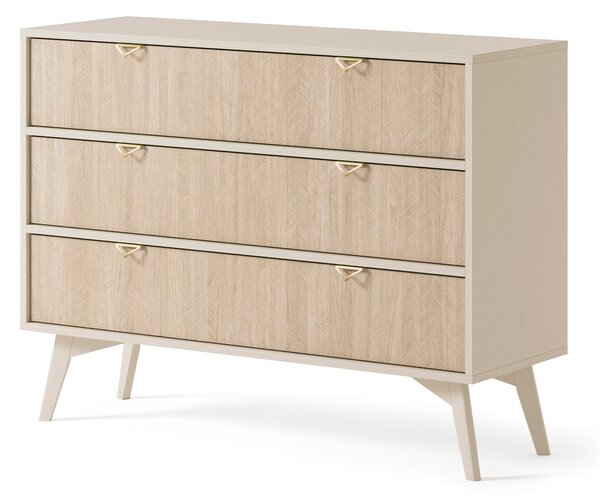 Komoda FORESTA 106 cm do Salonu Sypialni Odcienie beżu