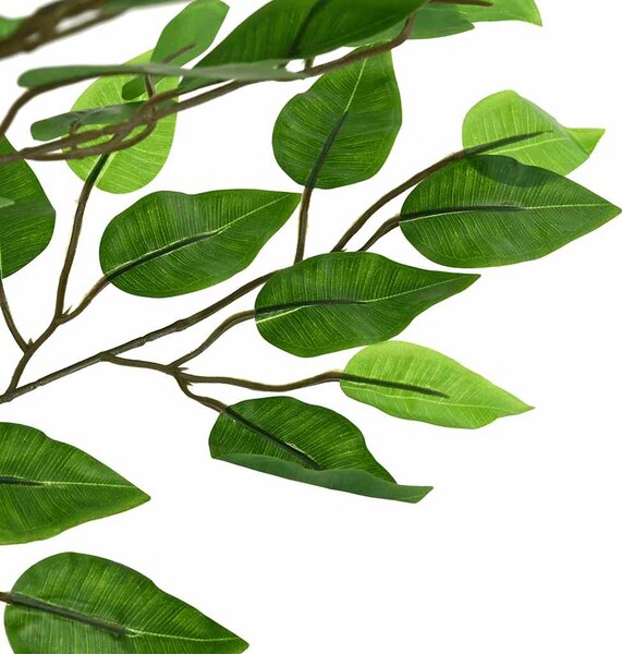 Sztuczna roślina Ficus 1260 liści 200 cm zielona