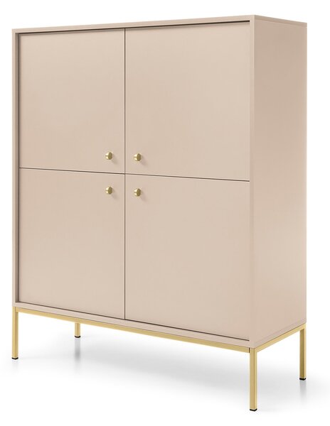 Komoda MONDO 104 cm do Salonu Sypialni Odcienie beżu