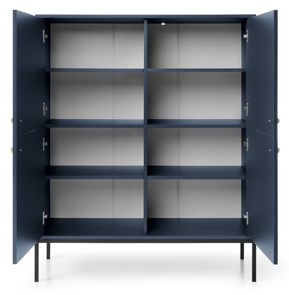 Komoda MONDO 104 cm do Salonu Sypialni Odcienie granatowego
