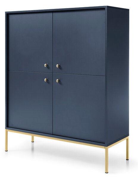 Komoda MONDO 104 cm do Salonu Sypialni Odcienie granatowego