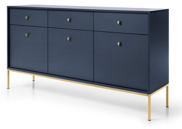 Komoda MONDO 154 cm do Salonu Sypialni Odcienie granatowego