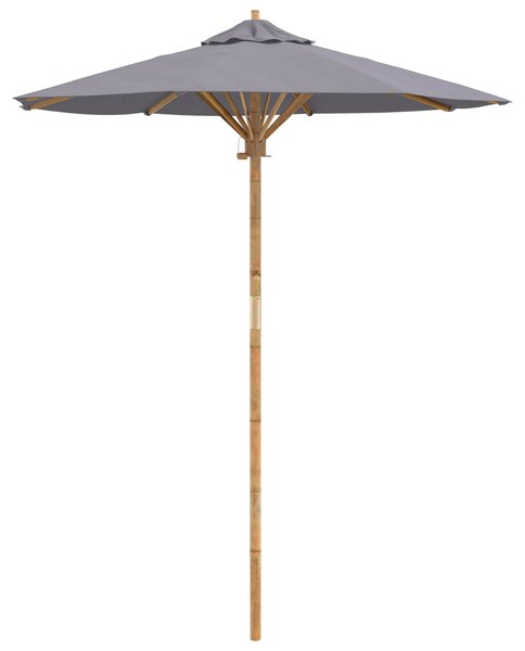 Parasolka ogrodowa Ciemnoszary Ø 180 x 230 cm Bambus