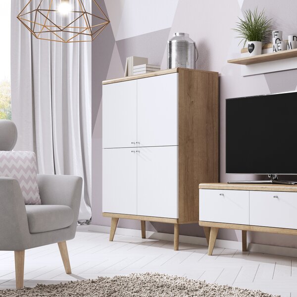 Komoda PRIMARIO 107 cm do Salonu Sypialni Dąb