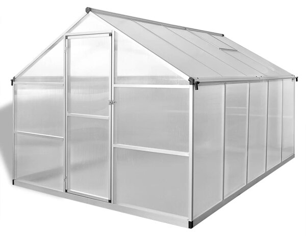 Szklarnia ogrodowa wzmocniona aluminiową ramą, 7,55 m²