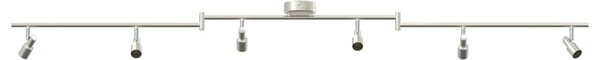 Reflektor sufitowy Nikiel 176,5 x 9,5 x 14 cm Stal