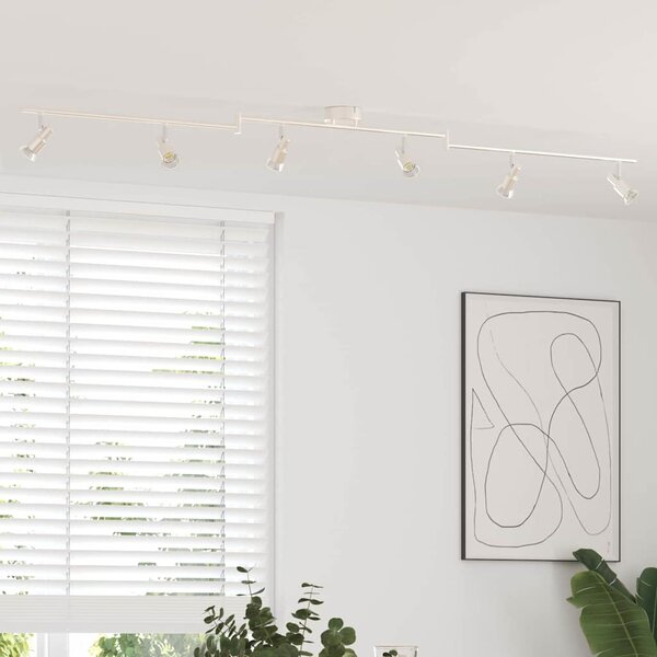 Reflektor sufitowy Nikiel 176,5 x 9,5 x 14 cm Stal