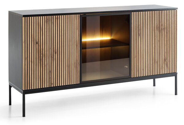 Komoda SENTIERO 154 cm do Salonu Sypialni Czarny