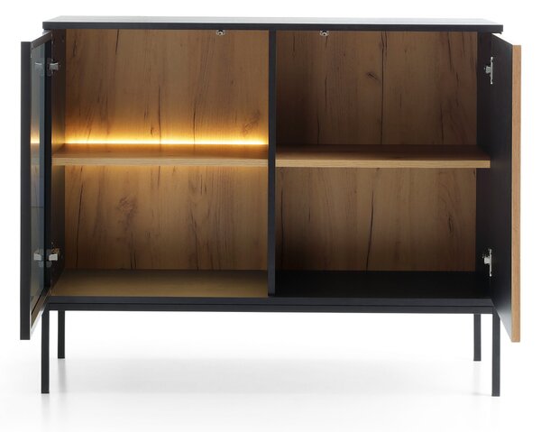 Komoda SENTIERO 104 cm do Salonu Sypialni Czarny