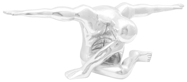 Rzeźba Srebrny 91,5 x 32 x 33 cm Aluminium