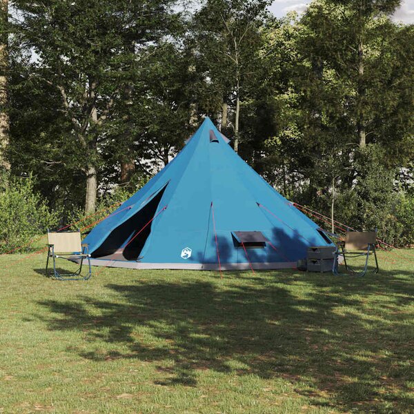 Namiot Tipi z dachem Niebieski 560 x 560 x 300 cm tafta