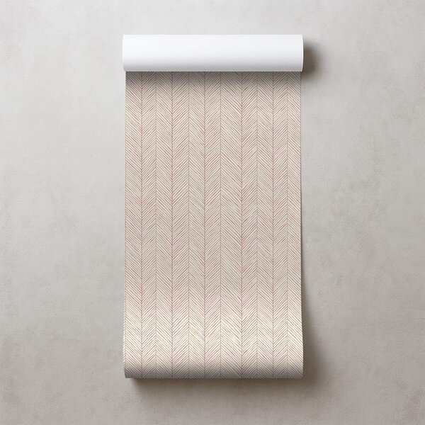 Fototapeta delikatny różowy wzór chevron