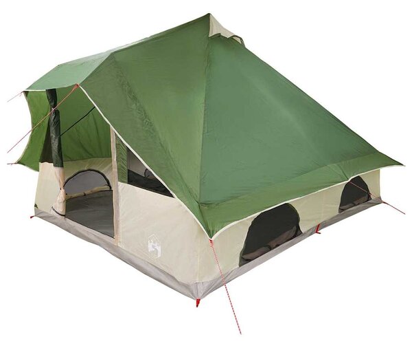 Namiot Tipi z dachem Zielony 358 x 296 x 258 cm tafta