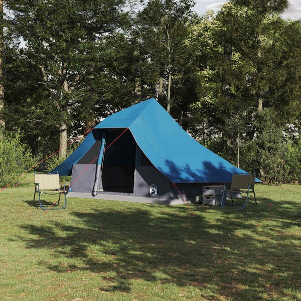 Namiot Tipi z dachem Niebieski 364 x 281 x 257 cm tafta