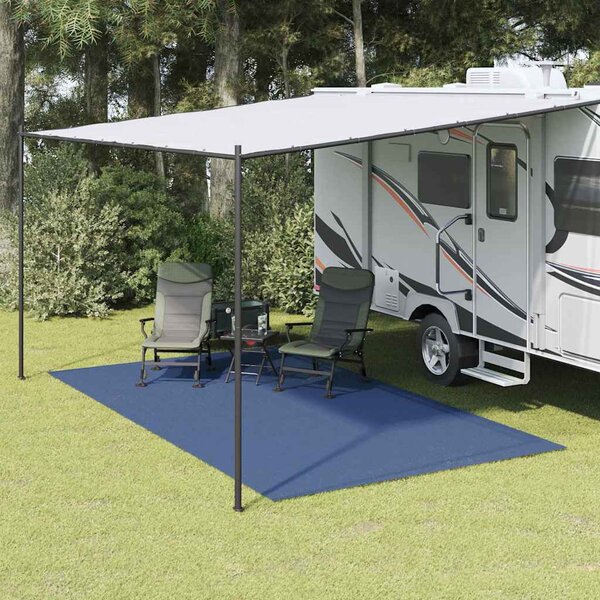 Dywan pod namiot Niebieski 400 × 350 cm Poliester