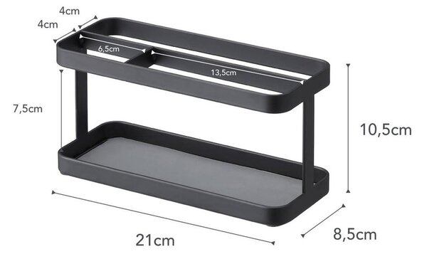 Czarny stojak uniwersalny YAMAZAKI Tower Rack