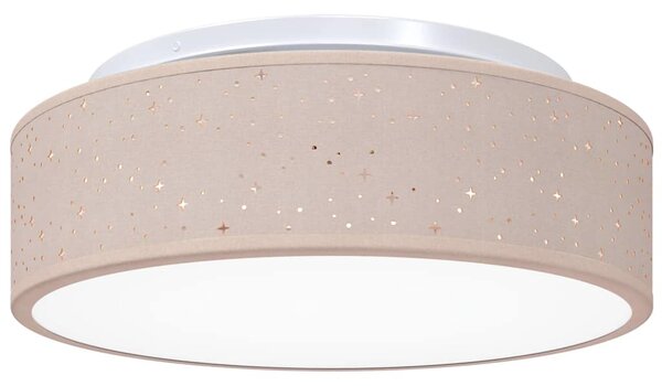 Lampa Sufitowa Ciemnoszary 38 x 38 x 13,5 cm tkanina