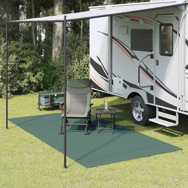Dywan pod namiot Zielony 400 × 350 cm Poliester