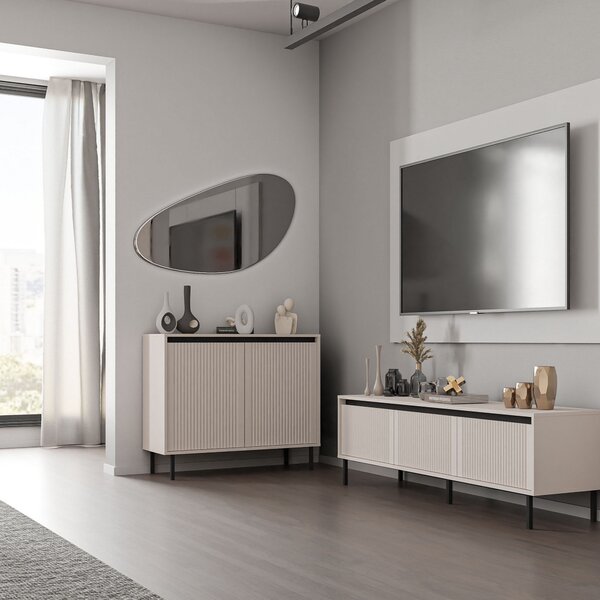 Komoda OSTIA 100 cm do Salonu Sypialni Odcienie beżu