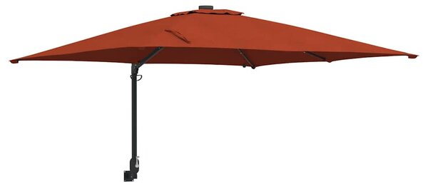 Parasolka ogrodowa terakota 248,5 x 247,5 x 160 cm