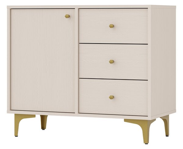 Komoda TORINO 84 cm do Salonu Sypialni Odcienie beżu