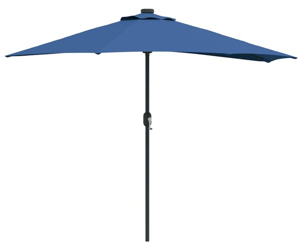 Parasolka ogrodowa 294 x 150 x 224 cm Poliester i Stal