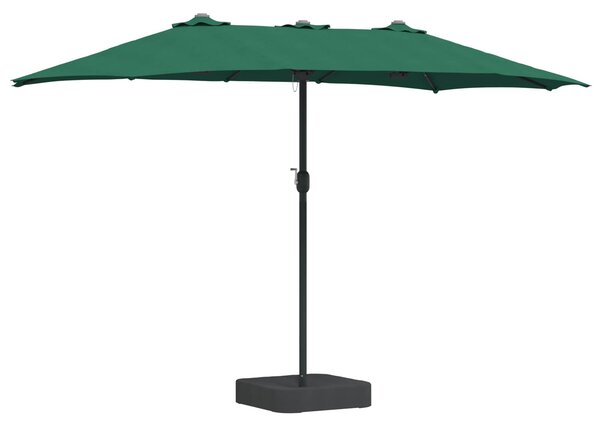 Parasolka ogrodowa Zielony 385 x 209 x 244 cm Poliester